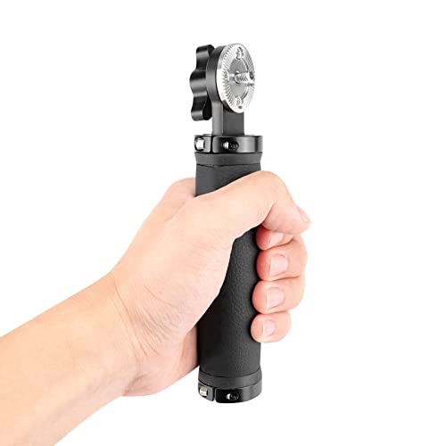 Rubber Handle Grip with M6 Rosette Connection for DSLR Camera Monitor