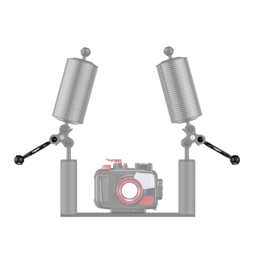 Luxagram 2PCS 7" Double Ball Arm for Underwater Photography Camera Housing 7" 2pcs