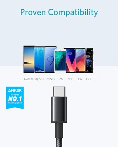 Anker Cable [2 Pack, 10FT], USB A to USB C Cable for iPhone 17 Series,Zolo Charger Block, 2-Pack 4-Port Wall Adapter with 50W Max Output