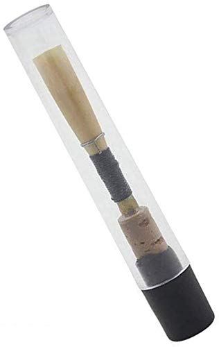 3Pcs Oboe Reeds Medium Soft with Plastic Case/Tube Oboe Reed Woodwind Instrument Accessories Black