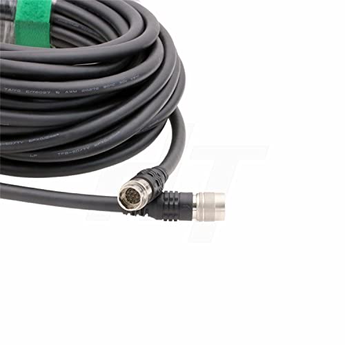 HangTon Extension Cable 12 Pin Hirose Male to 12 Pin Female for Sony Camera (1m) 1m