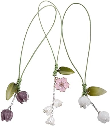 White Mobile Phone Lanyard Universal Phone Chain Black Bow White Pearl Beaded Phone Lanyard Wrist Strap Anti Lost Phone Charm Strap Fashion Phone Case Keychain Wallet Decoration Pendant for Women B