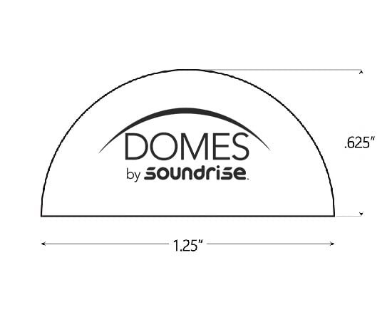 [AUSTRALIA] - Soundrise DOMES Isolation Pads - Sound Dampening & Anti-Vibration Silicone Feet - Audio Isolation Feet for Subwoofers, Speakers & Turntables - Peel & Stick, Durable Class-A Silicone, Non-Slip (8-Pack) 8-Pack 