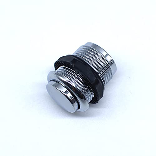Arcity 5 Pcs 24mm Arcade Push Buttons Round Chrome Plated Silver Jamma MAME Video Game Parts Console Machine DIY New, HY-SHANL116