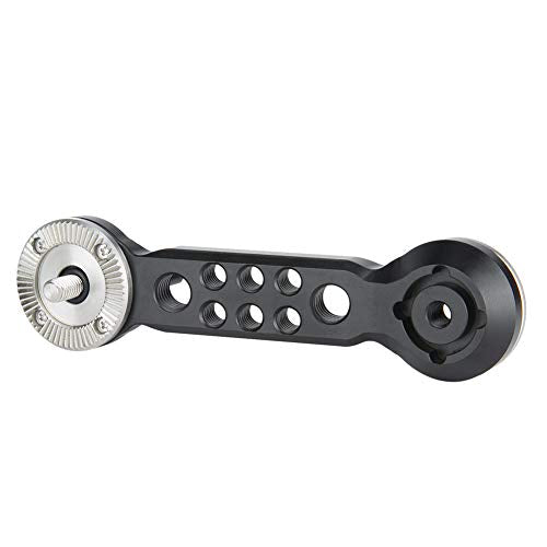 NICEYRIG Rosette Extension Arm for ARRI Standard M6 Thread Mount Applicable for Handgrip Heavy Shoulder Rig Support System