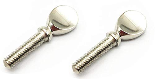 [AUSTRALIA] - 2Pcs Silver Sax Neck Screw Tightening Screw for Saxophone Clarinet Fixing Parts 