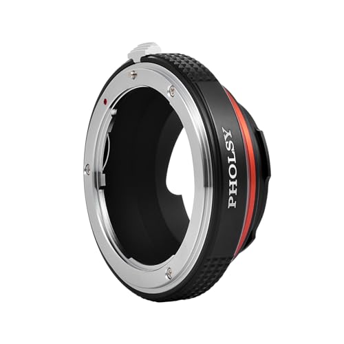 PHOLSY Lens Mount Adapter Compatible with Nikon F Lens and Leica M Camera Nikon F / AI to Leica M