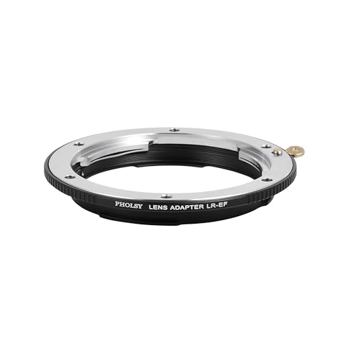 PHOLSY Lens Mount Adapter Compatible with Leica R Lens to Canon EF Camera Leica R to Canon EOS
