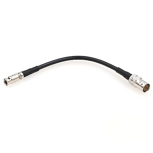 Video Cable High-Density HD Micro BNC Male to Standard BNC Female for Blackmagic Design 5 Video Assist Monitors 15CM