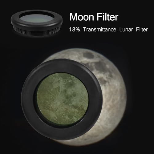 Astromania Telescope Eyepiece Set, 7 Piece Telescope Accessory Kit 1.25inch 1.25 Inch（7 PCS）
