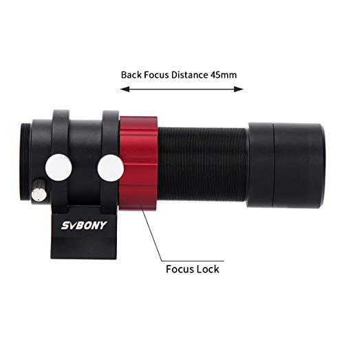 SVBONY SV165 Guide Scope, 30mm Focal Ratio F4 Mini Finder and Guide Scope