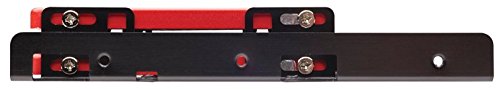 Corsair Dual SSD Mounting Bracket (3.5” Internal Drive Bay to 2.5", Easy Installation) Black Dual SSD Mount