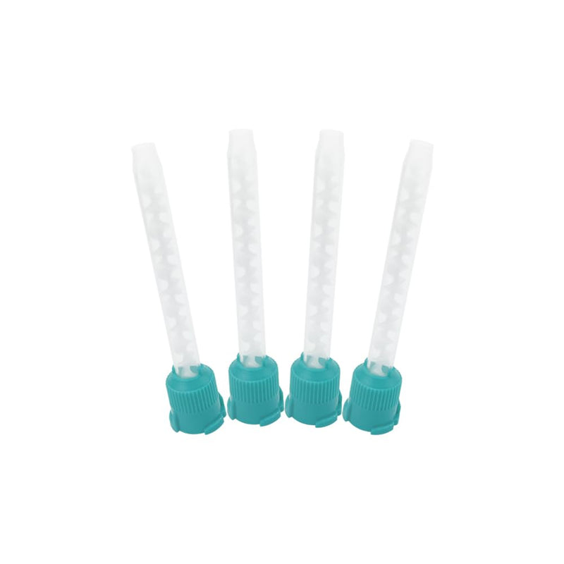 Dental Impression Mixing Tips, YOUYA DENTAL 50pcs Dental Intra Oral Tips for Dentistry Materials Mixing Tube Disposable Silicone Rubber Head Lab Products - Green 50Pcs NT7002-Green