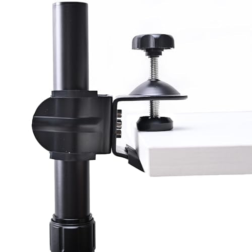 Metal C Clamp Heavy Duty Dual U Shaped Clip Bracket Mount for Photo Studio Light Stand Boom Arm,2 Pieces