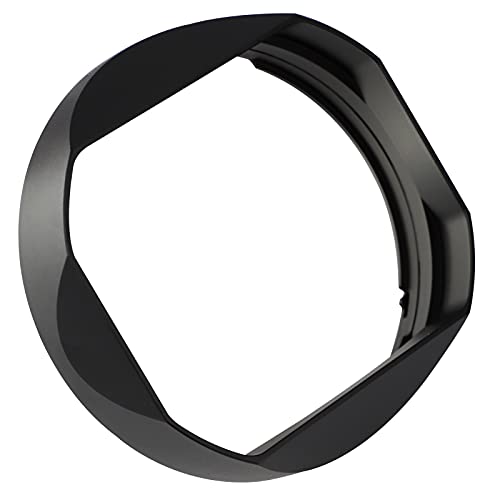 Haoge Metal Square Lens Hood Bayonet for Fujifilm XF50mm F1.0 R WR, Fuji 50mm F1 Hood Shade with Metal Front Cap