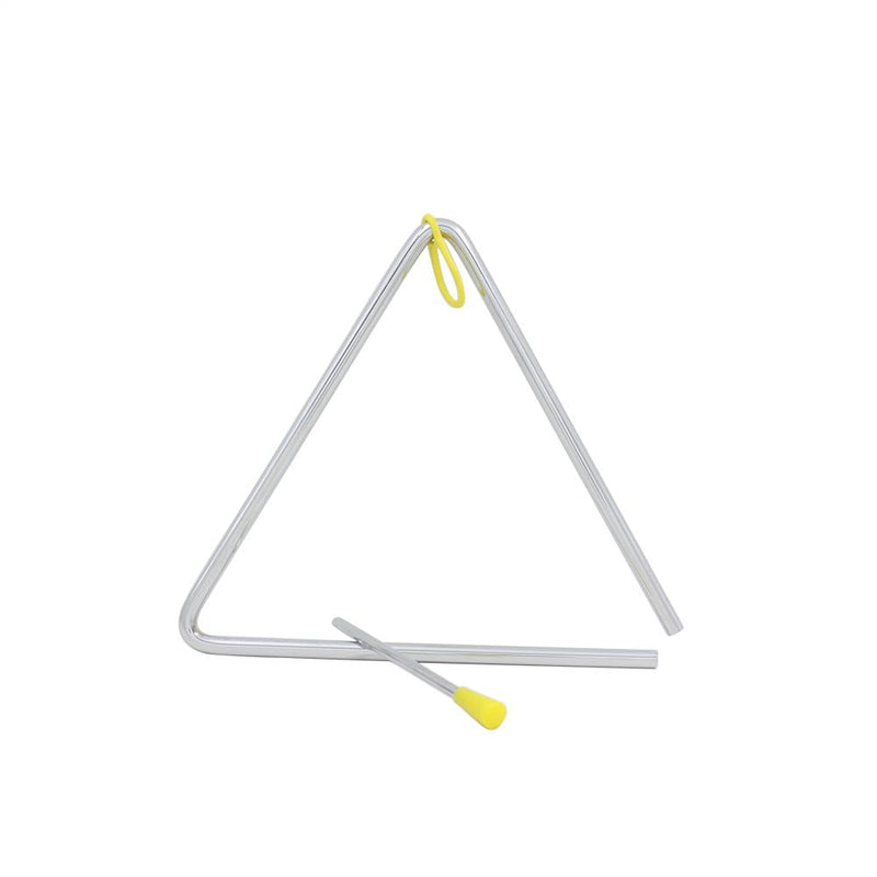 Triangle Percussion Instrument With Striker, Hand Bell, Teacher Bell Chime for Classroom, Dinner Bell Outdoor, Meditation bell, Music Instruments for adults (5 Inch)