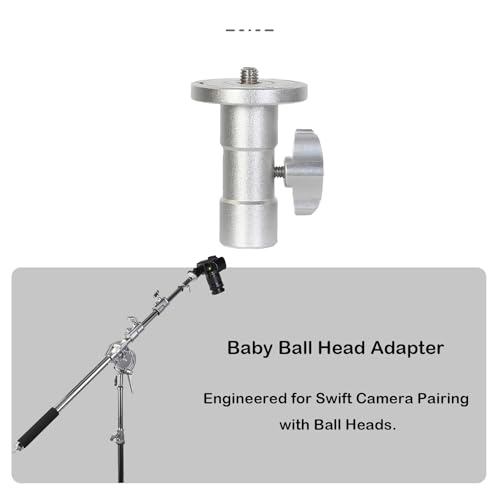 2-Pack 5/8" to 3/8" Baby Pin Adapter for Light Stands 2