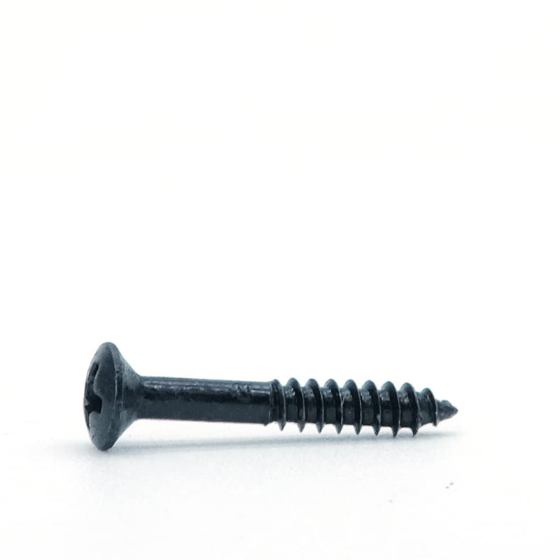 20PCS Guitar Humbucker Pickup Ring Mounting Screws Pickup Frame Surround Screws for Les Paul SG (Black) Black