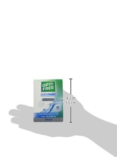 Opti-Free Puremoist Multi-Purpose Disinfecting Solution with Lens Case, (Packaging may vary), 2 Fl Oz (Pack of 1) 2 Fl Oz (Pack of 1)