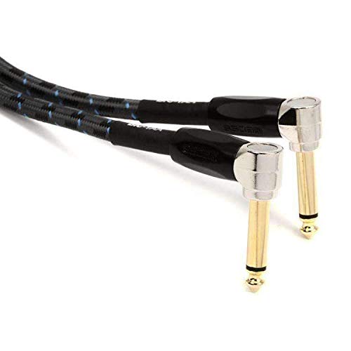 BOSS BIC-1AA Studio Grade Instrument Cable Angled/Angled Single 1ft