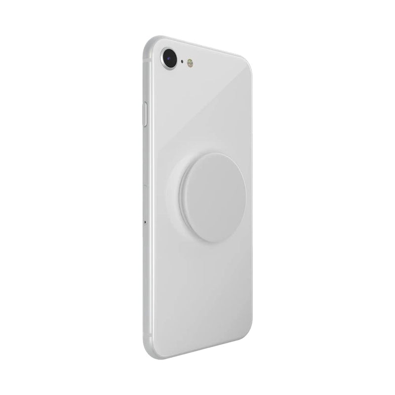 PopSockets: Phone Grip with Expanding Kickstand, Pop Socket for Phone - White Adhesive