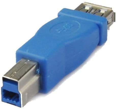 Seadream 2Pack USB 3.0 Type-A Female to B Male Extender Connection Adapter (2Pack usb 3.0 A/F to B/M)