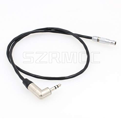 SZRMCC Tentacle Sync Zaxcom 3.5mm TRS to 00B 4 Pin Male Timecode Cable for RED Epic Scarlet DSMC2 Camera Straight 4 Pin