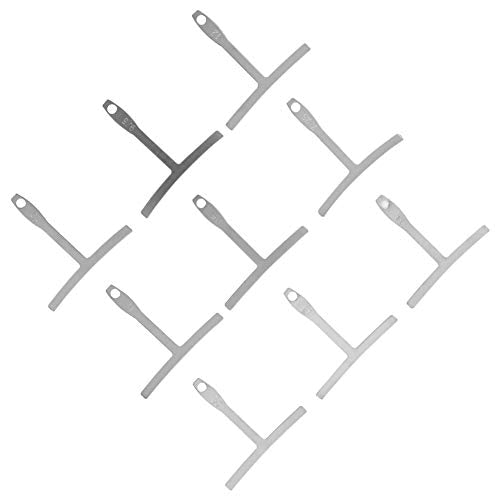 9 Pcs Understring Radius Gauge, Universal Guitar Gauge for Guitar Bass Bridge Fingerboard Saddle 7.25~20 Playing Accessories