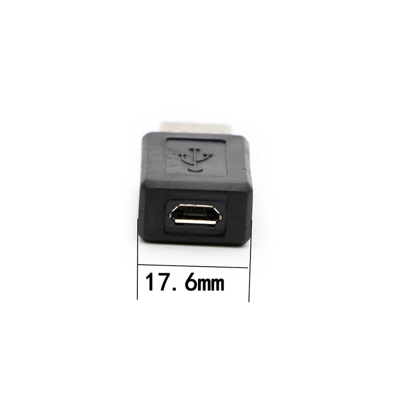 3 Pack USB 2.0 A Male to USB Micro Female Adapter Converter