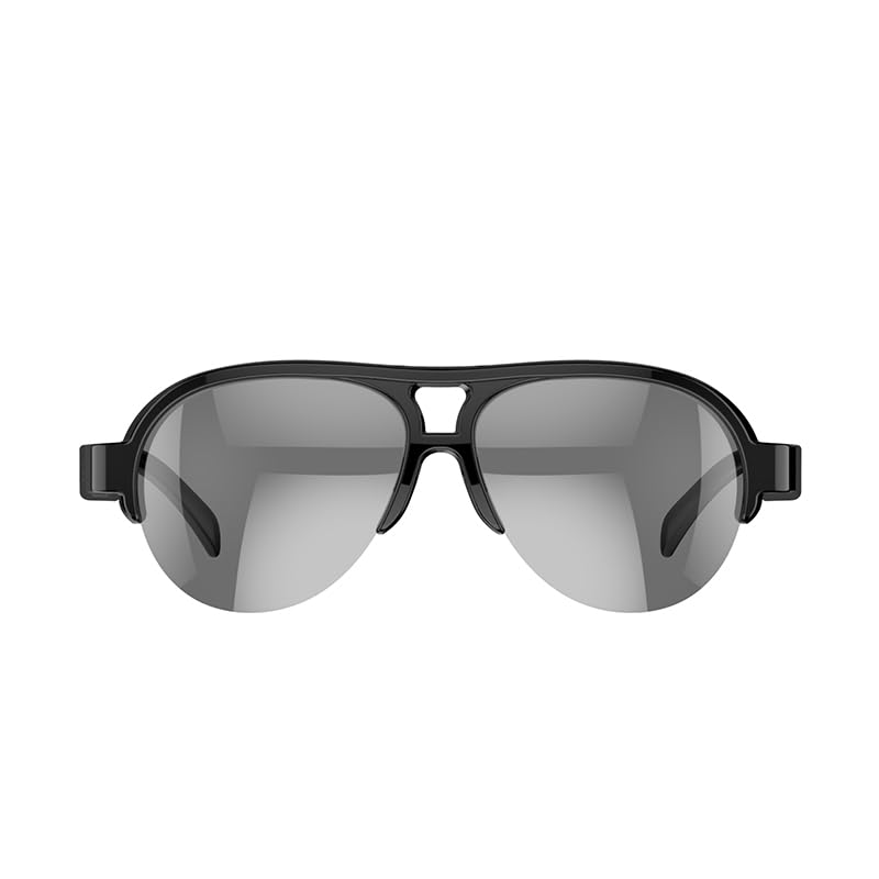 F08 Smart Glasses,Wireless Bluetooth Smart Sunglasses,IP4 Waterproof,Open Ear sound Speakers, Blue light Filter & Polarized Sunglasses Lenses,Connect Mobile Phones and Tablets