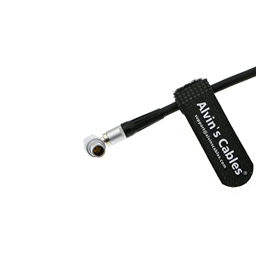 Alvin’s Cables Teradek RT Motor Cable for Teradek MDR.X Receiver | MOTR.X Motor| MK3.1 Motor Straight to Right Angle 4 Pin Male Power Control Cable 60cm|24inches