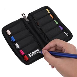 USB Flash Drive Case - Vellgo Soft Material Thumb Drive Holder case, USB Drive Holder Organizer, Portable Electronic Accessories Bag for USB Memory Stick with 10 Slots