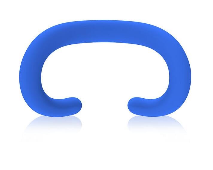 [AUSTRALIA] - Silicone Eye Mask for Apple Vision Pro,Silicone Face Pad Cover,Sweat Proof, Light Leakage Proof,Replaceable VR Accessories (Red) Red 