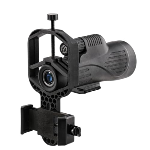 Monocular Telescope Smartphone Adapter, Digiscoping Phone Holder