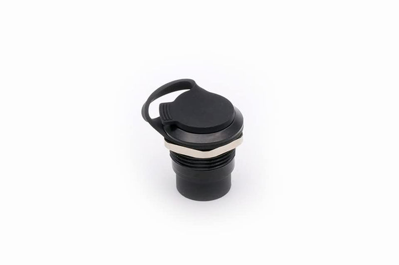 PENGLIN 2PCS USB 3.1 Type C Panel Mount Coupler, Female to Female USB-C Feed Thru Converter Adapter Panel Mount DIY Jack with Dust Cover (Pack of 2) 2PCS(ROUND TYPE) (Pack of 2) Black
