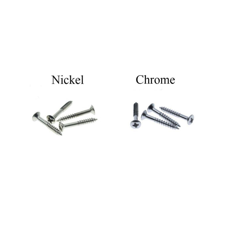 Pack of 50 Guitar Humbucker Pickup Ring Mounting Screws Pickup Frame Surround Screws for Les Paul SG Nickel