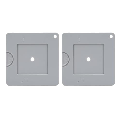 Ymiko Artist View Finder 2 Pcs with Sliding Mechanism ABS Plastic Optical Viewfinder for Color Isolation Portable Adjustable View Catcher for Painting Drawing Photography