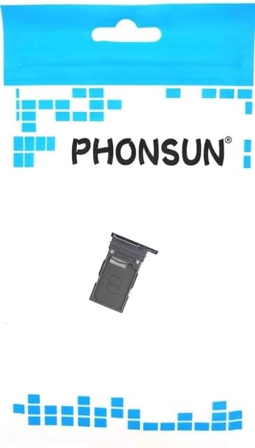 Replacement Sim Card Tray for Samsung Galaxy S22 Ultra SM-S908U S908U1 (Phantom Black) - Single Sim USA Version