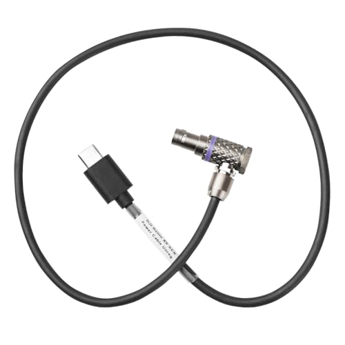 USB-C Power Cable for DJI RS4 RS3 Pro RS2 to 2 Pin Right Angle Power Cable (Unreg.) 50cm|20inches Type C Ronin Series to Right Angle