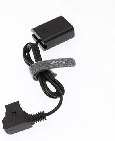 Uonecn NP-FW50 Dummy Battery to D-Tap Power Cable, 8V Camera Power Supply Cord for Sony Alpha a7 a7R a7S a7II A6000 Series Cameras, 39.4in/1M A7 straight cable
