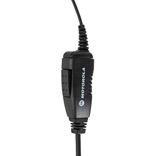 [AUSTRALIA] - Motorola HKLN4604 HKLN4604A HKLN4604B Original Swivel Earpiece with Microphone and PTT - Replaces RLN6423 Black One Size 