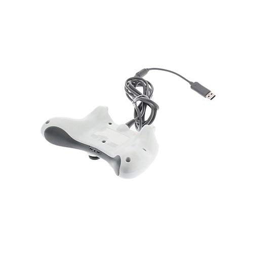 OSTENT Wired Controller Gamepad for Microsoft Xbox 360 Console PC Computer Video Game Color White