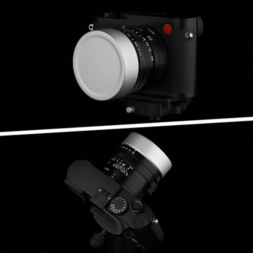 Haoge Metal Front Lens Cap Cover for Leica Q3 43 Q3 Q2 Q Type 116 q Type116 Digital Camera Accessories Silver Sliver