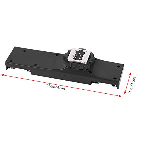 Hot Shoe Splitter, Hot Shoe Extension Bar Mount Cold Shoe Extension Bracket Bracket DSLR Camera Camcorder DV (for )