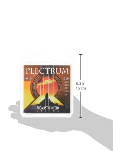 Thomastik-Infeld AC110 Acoustic Guitar Strings - Plectrum Series 6 String Set E, B, G, D, A, E Satz AC110