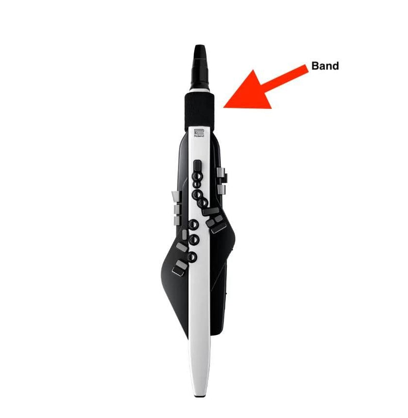 [AUSTRALIA] - Digital/Electronic Wind Instrument Moisture band/Mouthpiece Band Saliva Protective Cover For Roland Aerophone AE-01,AE-05,AE-10,AE-20,AE-30,Akai EWI 4000s,Akai EWI 5000,Akai EWI solo(black) black 