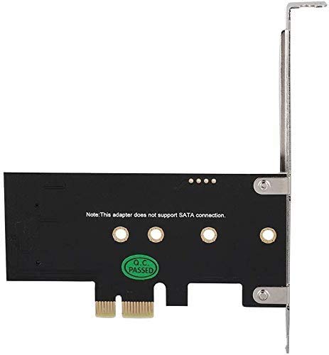 [AUSTRALIA] - NVME M.2 SSD M-Key to PCI-e 3.0 x1 Host Controller Expansion Card,Supports M2 NGFF PCI-e 3.0, 2.0 or 1.0, NVME or AHC 2280, 2260, 2242, 2230 Solid State Drives with Low Profile BRAC PCLE-KEY M Adapter 