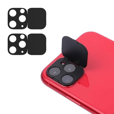 Camera Lens Cover Compatible for iPhone 11 Pro/iPhone 11 Pro Max, Camera Lens Protector Protect Your Privacy and Security,Strong Adhesive,2 Pack