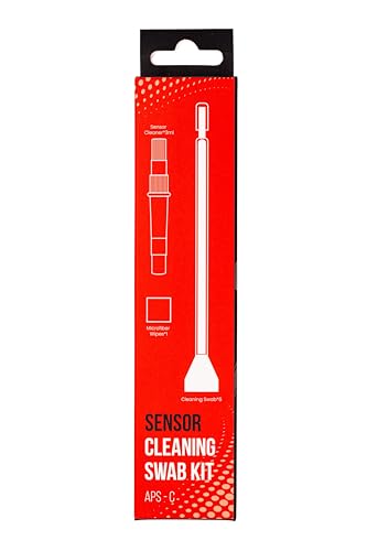 REFLEX CAMERA Professional Sensor Cleaning Kit, Alcohol-Free Solution – Safe, Residue-Free for Sony, Canon, Nikon DSLR and Mirrorless Cameras (APS-C 6Pk) APS-C 6Pk