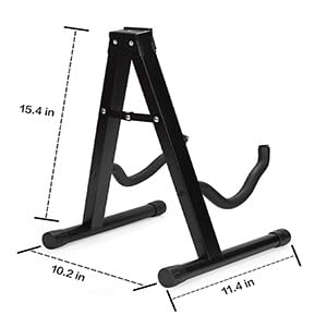 Adjustable Cello Stand,A-Frame Folding Cello Support Stand Compatible for Violin 1/8-4/4 Cellos Guitars Electric Bass Electric Guitar Stand Acoustic, Black